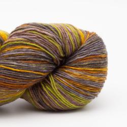 Kremke Soul Wool Lazy Lion laine à chaussettes 						Indian Summer self-striping						