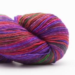 Kremke Soul Wool Lazy Lion laine à chaussettes 						Bunch of Roses self-striping						