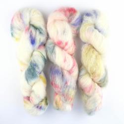 Cowgirl Blues Fluffy Mohair gradient 100g Tambourine Man