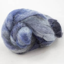 Cowgirl Blues Fluffy Mohair gradient 100g Moody Blues