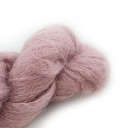 Cowgirl Blues Fluffy Mohair Solids 25-Faded Rose