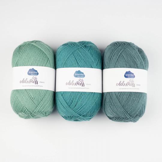 Kremke Soul Wool Edelweiss CLASSIC 4fach 100g non-superwash Naturweiß