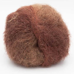 Kremke Soul Wool Baby Silk Lace gradient rust brown