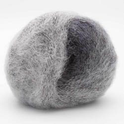 Kremke Soul Wool Baby Silk FLUFFY Farbverlauf Silber