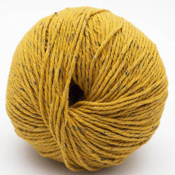 Erika Knight Gossypium Cotton TWEED Sunflower Flied Yellow