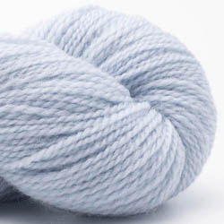 Erika Knight British Blue Wool fingering Ice Blue