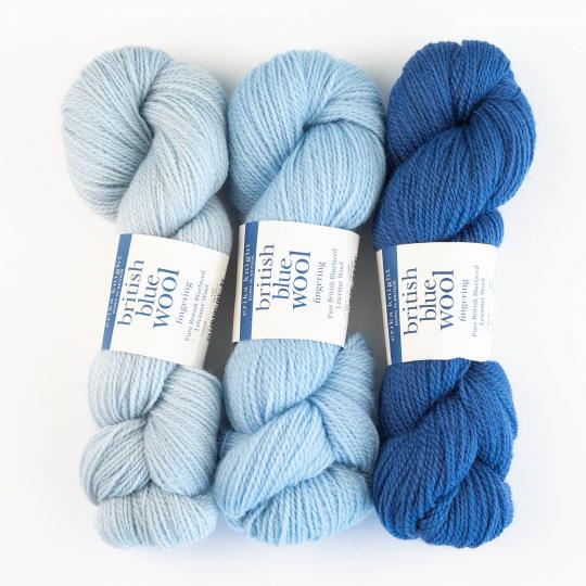 Erika Knight British Blue fingering Natural undyed