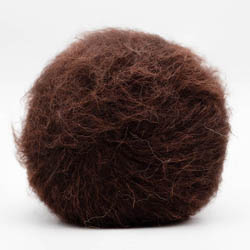 Kremke Soul Wool Baby Silk FLUFFY Solid Schokolade