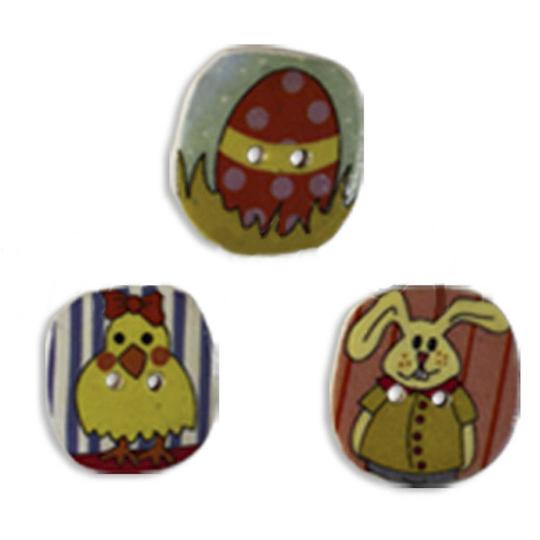 Jim Knopf Cocos button easter motivs Ei