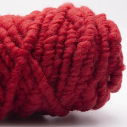 Kremke Soul Wool RUGby Rug Wool dyed cherry red