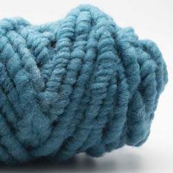 Kremke Soul Wool RUGby Rug Wool dyed dark turquoise