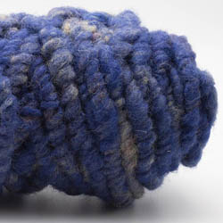 Kremke Soul Wool RUGby Rug Wool dyed indigo blue melange