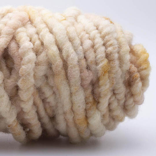 Kremke Soul Wool RUGby Rug Wool dyed Natur-Kupfer meliert