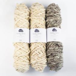 Kremke Soul Wool RUGby Teppichwolle UNgefärbt
