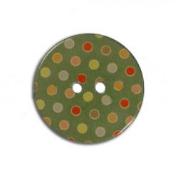 LP:30 Mix Rund Knopf Knöpfe Buttons 1 Löcher Bronzefarben 17mm
