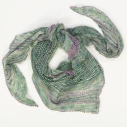 Cowgirl Blues Kit Joys of Spring Shawl hand dyed