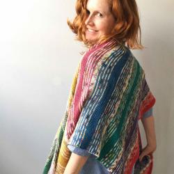 Cowgirl Blues Kit I've Got Sunshine Shawl hand dyed