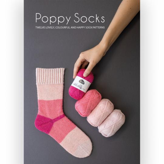 Kremke Soul Wool Pattern booklet Poppy Socks englisch