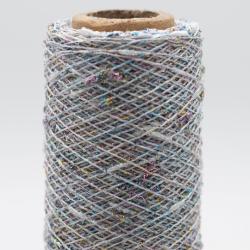 Kremke Soul Wool Twinkle 25g white blue rose