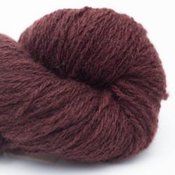 Nomadnoos Smooth Sartuul Sheep Wool 2-ply light fingering håndspundet rusty sheep (red)