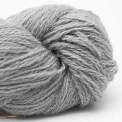 Nomadnoos Smooth Sartuul Sheep Wool 2-ply light fingering filé à la main tinsel tinsel (light grey)