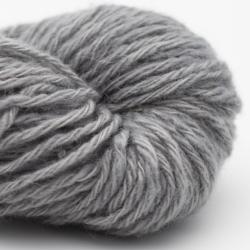 Nomadnoos Smooth Sartuul Sheep Wool 4-ply aran håndspundet tinsel tinsel (light grey)