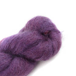 Cowgirl Blues Fluffy Mohair Solids discontinued colours 35-Aubergine