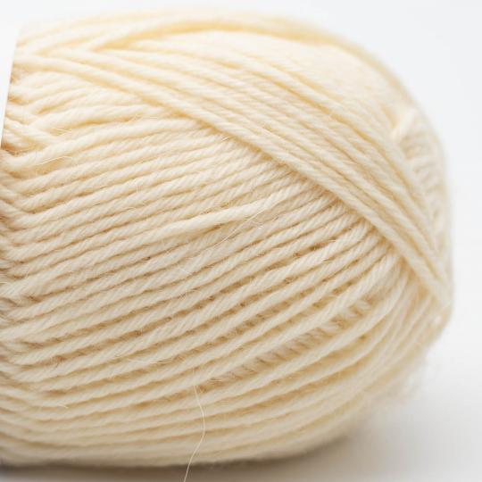 Kremke Soul Wool Edelweiss Alpaka 6-ply 50g Naturweiß