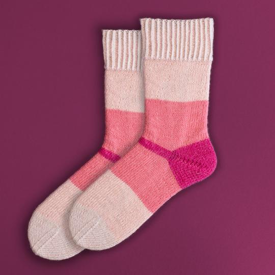 Kremke Soul Wool Pattern Poppy Socks deutsch