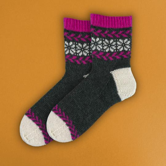 Kremke Soul Wool Pattern Primavera Socks deutsch