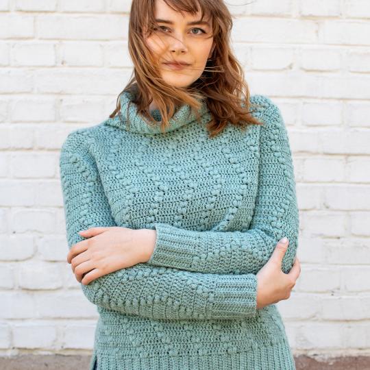 BC Garn Pattern Seashells Sweater  englisch