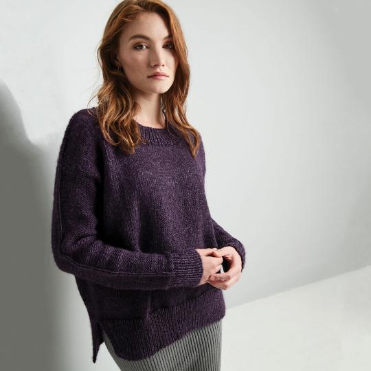 Erika Knight Patron Kemptown Pullover französisch