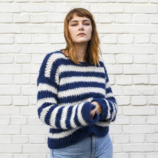 Kremke Soul Wool Pattern Brest Sweater deutsch