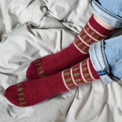 Kremke Soul Wool Pattern Tannenparade Socks