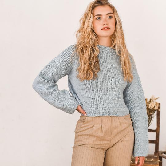 Kremke Soul Wool Opskrift Jette Sweater dänisch