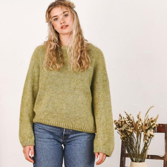 Kremke Soul Wool Opskrift Linn Sweater dänisch