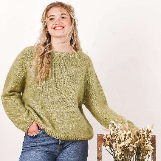 Kremke Soul Wool Opskrift Linn Sweater dänisch