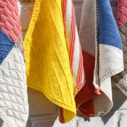 BC Garn Pattern Dishcloths Colourblock