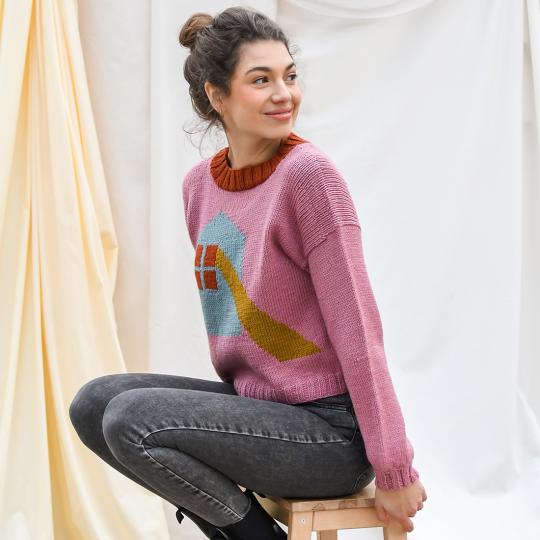 BC Garn Pattern Lillemor Sweater englisch