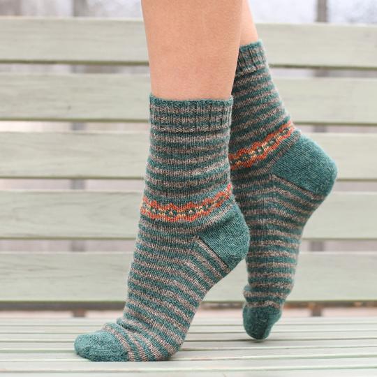 BC Garn Patron Chaussettes Smilla französisch