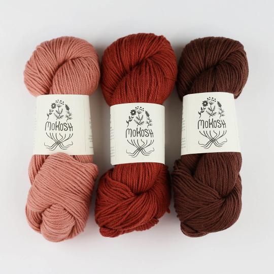 Hey Mama Wolf Mokosh Merino d'Arles GOTS 100g Wollweiß