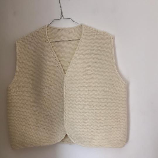 Kremke Soul Wool Pattern Lars Vest französisch