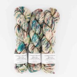 Cowgirl Blues Merino Linen gradient hand dyed Karma Chameleon