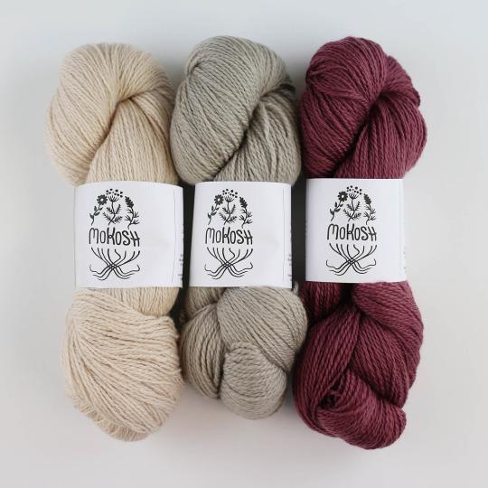 Hey Mama Wolf Mokosh Merino d'Arles GOTS AKTION Henna Rot