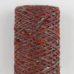 BC Garn Tussah Tweed 						rust-aqua-mix bobbin		