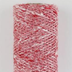 BC Garn Tussah Tweed red-white-mix bobbin