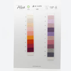 BC Garn Schede colori di BC Yarn 						Alba						