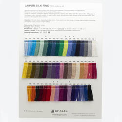 BC Garn Farbkarten von BC Garn Jaipur Peace Silk