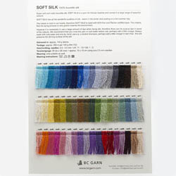 BC Garn Schede colori di BC Yarn 						Soft Silk						