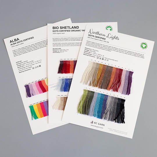 BC Garn Schede colori di BC Yarn Alba